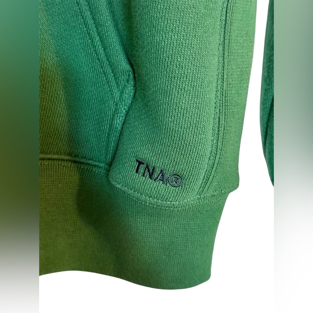 SOLD - NWOT | Aritzia TNA | Sweatfleece Bubble Fleece | Dark Emerald Green | S - Picture 11 of 12